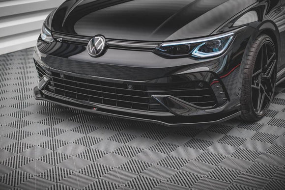 Maxton Design Front Splitter for V.3 VW Golf Mk8 R Front Lip