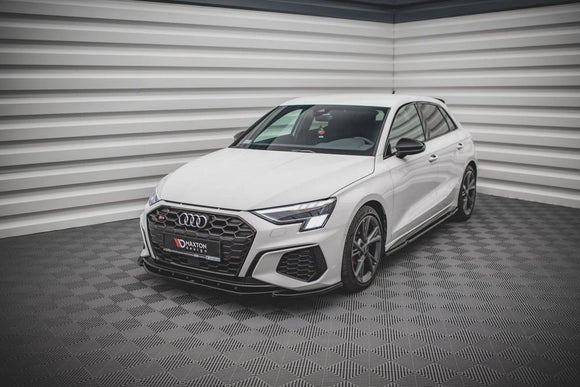 Maxton Design Front Splitter for V.4 Audi S3 8Y / A3 S-Line 8Y