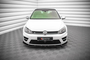 Maxton Design Front Splitter for VW Golf Mk7 R Ver4 (Prefacelift) Front Lip