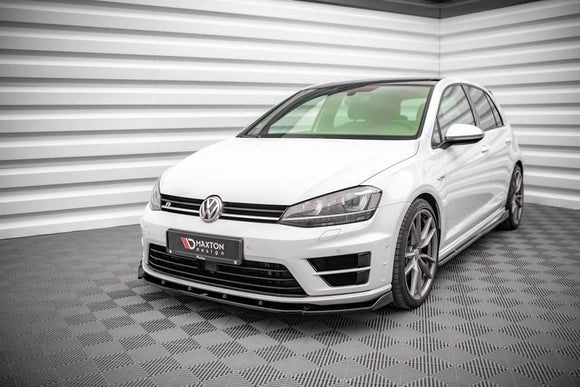 Maxton Design Front Splitter for VW Golf Mk7 R Ver4 (Prefacelift) Front Lip