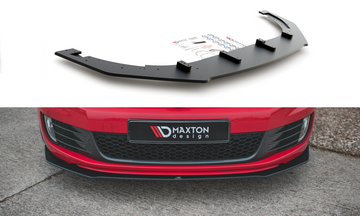 Maxton Design Racing Durability Front Splitter for VW Golf MK6 GTI Front Lip