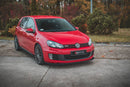 Maxton Design Racing Durability Front Splitter for VW Golf MK6 GTI Front Lip