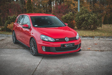 Maxton Design Racing Durability Front Splitter for VW Golf MK6 GTI Front Lip
