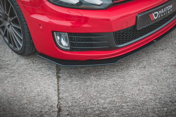 Maxton Design Racing Durability Front Splitter for VW Golf MK6 GTI Front Lip
