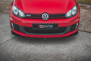 Maxton Design Racing Durability Front Splitter for VW Golf MK6 GTI Front Lip
