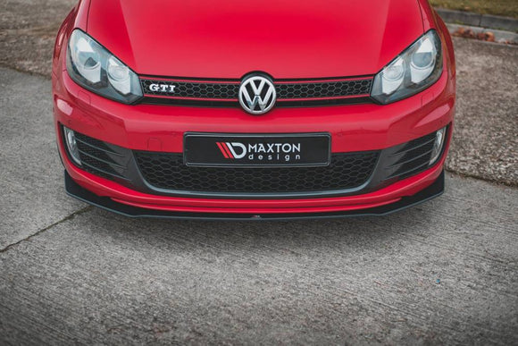 Maxton Design Racing Durability Front Splitter for VW Golf MK6 GTI Front Lip