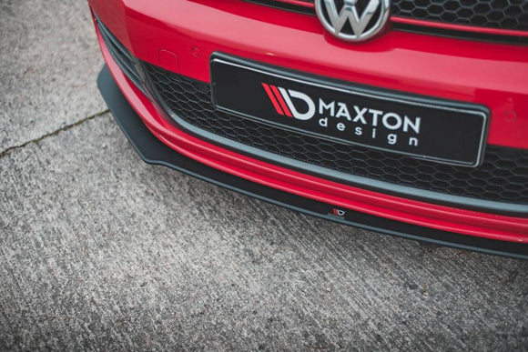 Maxton Design Racing Durability Front Splitter for VW Golf MK6 GTI Front Lip