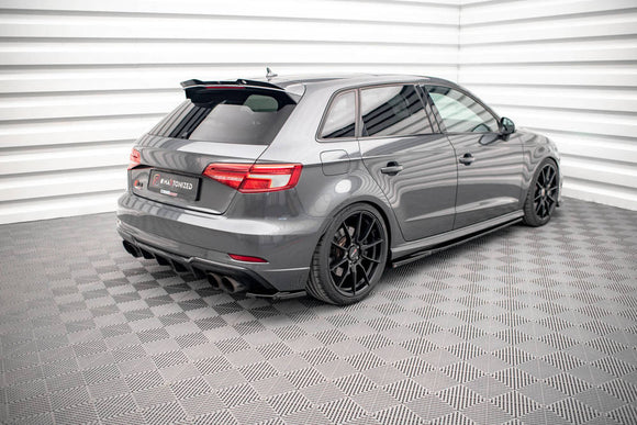 Maxton Design Rear Side Splitters (Rear Pods) Audi S3 8V Sportback Facelift