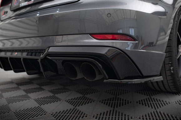 Maxton Design Rear Side Splitters v2 for Audi S3 8V Hatch Facelift