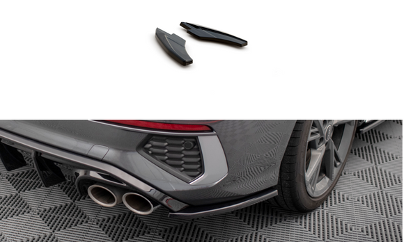 Maxton Design Rear Side Splitters v2 for Audi S3 8Y Sedan