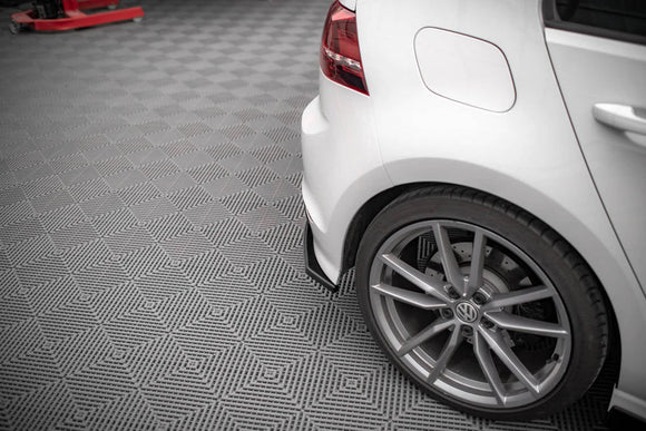 Maxton Design Rear Side Splitters v3 VW Golf Mk7 R (Prefacelift)