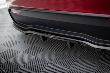 Maxton Design Rear Splitter (with vertical bars) V.1 Tesla Model 3 Project Highland (Facelift)