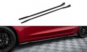 Maxton Design Side Skirts Diffusers V.1 Tesla Model 3 Mk1 / Mk1 Facelift
