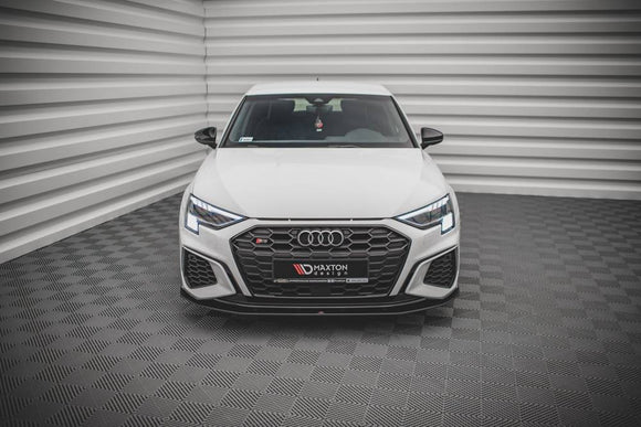Maxton Design Racing Durability Front Splitter for Audi S3 8Y / A3 S-Line 8Y Street Pro