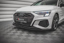 Maxton Design Racing Durability Front Splitter for Audi S3 8Y / A3 S-Line 8Y Street Pro
