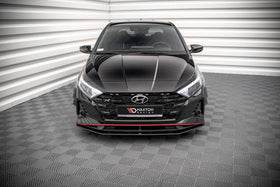 Maxton Design Racing Durability Front Splitter for Hyundai i20 N Mk3 Street Pro