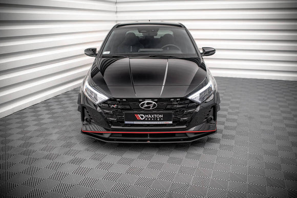 Maxton Design Racing Durability Front Splitter for Hyundai i20 N Mk3 Street Pro