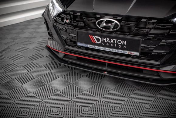 Maxton Design Racing Durability Front Splitter for Hyundai i20 N Mk3 Street Pro