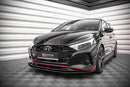 Maxton Design Racing Durability Front Splitter for Hyundai i20 N Mk3 Street Pro