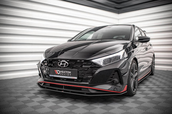 Maxton Design Racing Durability Front Splitter for Hyundai i20 N Mk3 Street Pro