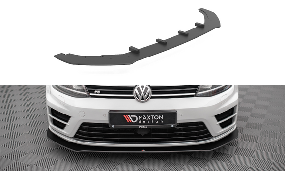 Maxton Design Racing Durability Front Splitter for VW Golf MK7 R Front Lip