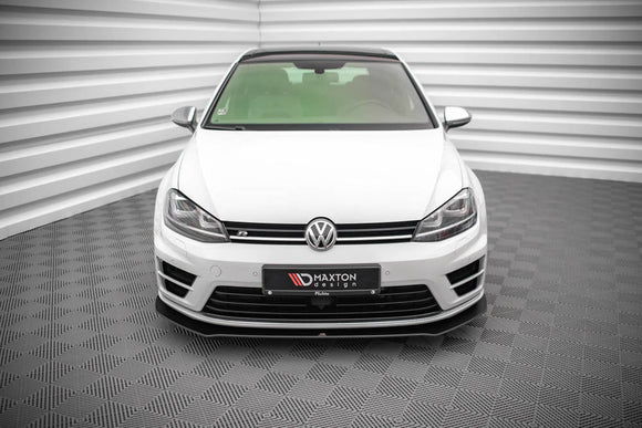 Maxton Design Racing Durability Front Splitter for VW Golf MK7 R Front Lip