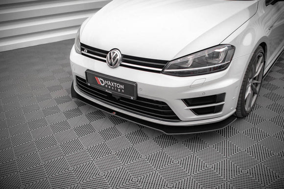 Maxton Design Racing Durability Front Splitter for VW Golf MK7 R Front Lip