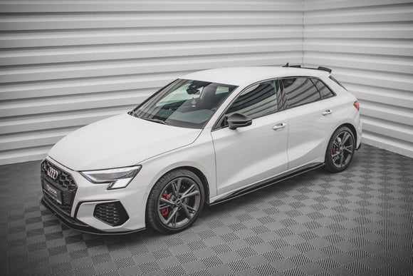 Maxton Design Racing Durability Side Skirts Audi S3 8Y / A3 S-Line 8Y Street Pro