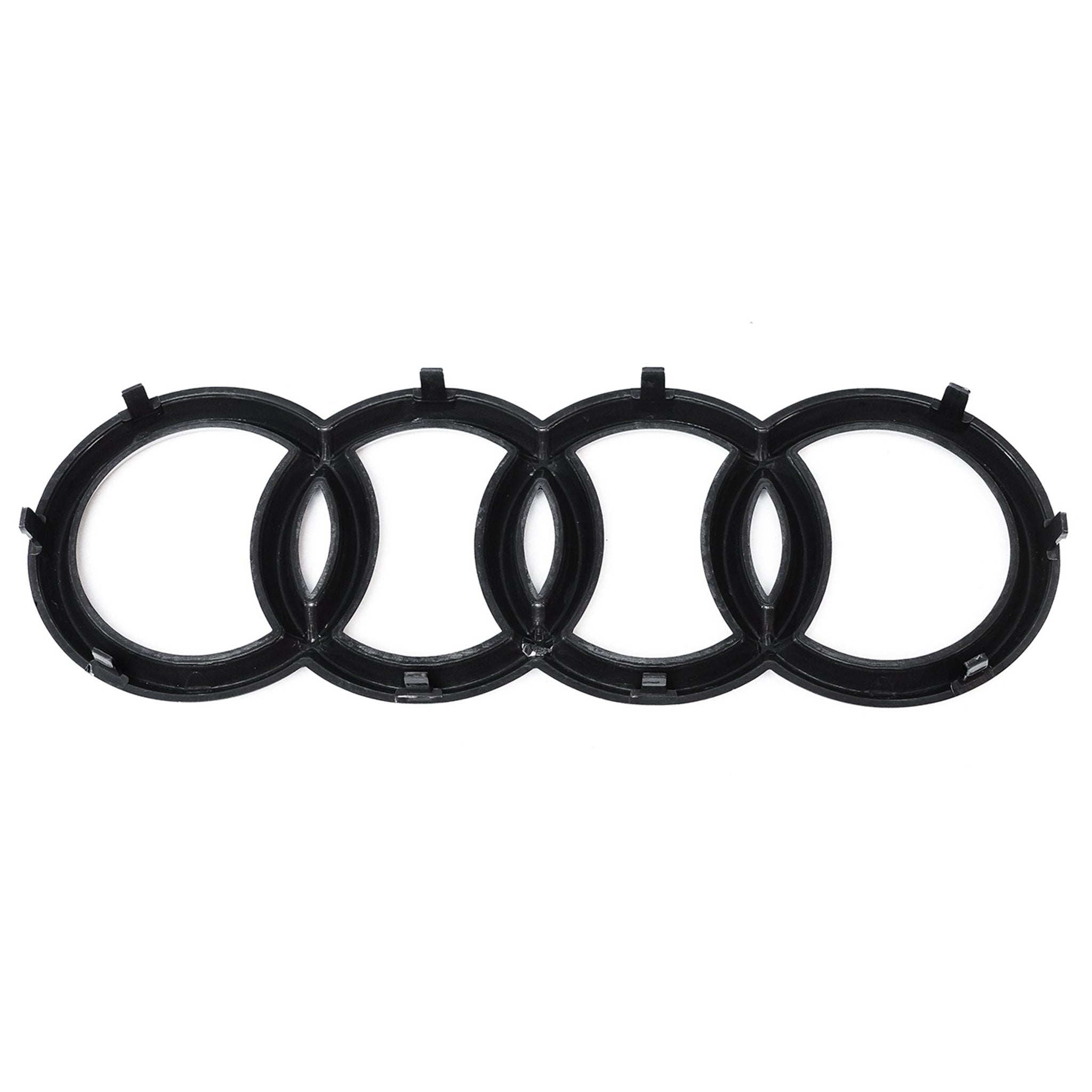 Exon Audi Style Anneaux Brillant Noir Grille Avant Badge Emblème pour Audi A3 S3 RS3 8 V A4 S4 RS4 B8 A5 A5 RS5 B8