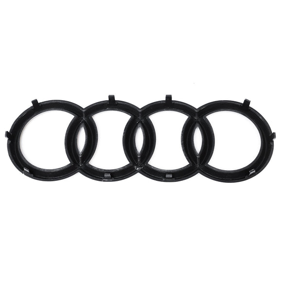 Emblex Audi Style Rings Gloss Black Front Grille Badge Emblem for Audi A3 S3 RS3 8V A4 S4 RS4 B8 A5 A5 RS5 B8 - MODE Auto Concepts