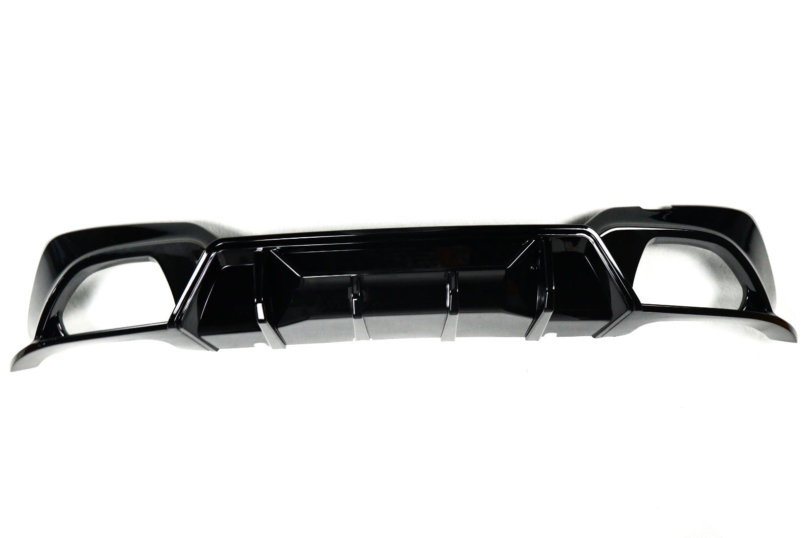 Exon Gloss Black Competition Rear Diffuser w. Quad Outlet for BMW 3-Series LCI G20/G21 M-Sport