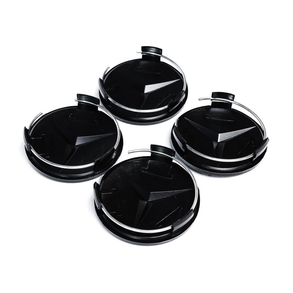 Emblex Gloss Black Mercedes Benz Style Wheel Center Cap Badge Emblem for Mercedes Benz AMG A35 A45 C43 C63 S GLC43 GLC63 S - MODE Auto Concepts