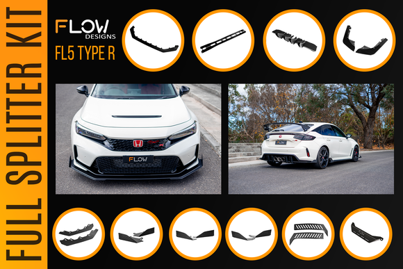 Honda FL5 Civic Type R - Full Lip Splitter Set - MODE Auto Concepts