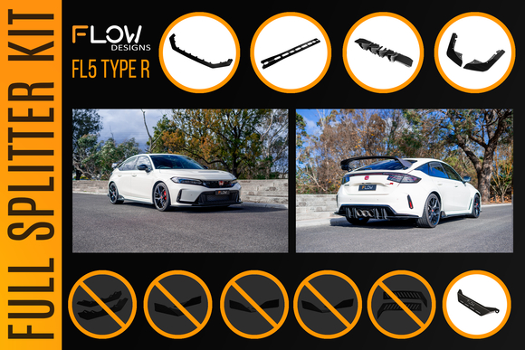 Honda FL5 Civic Type R - Full Lip Splitter Set - MODE Auto Concepts