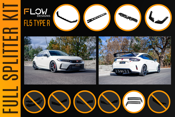Honda FL5 Civic Type R - Full Lip Splitter Set - MODE Auto Concepts