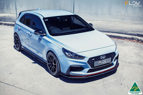 i30N Hatch PD (2018-2020) Front Lip Splitter & Reinforcement Brackets - MODE Auto Concepts
