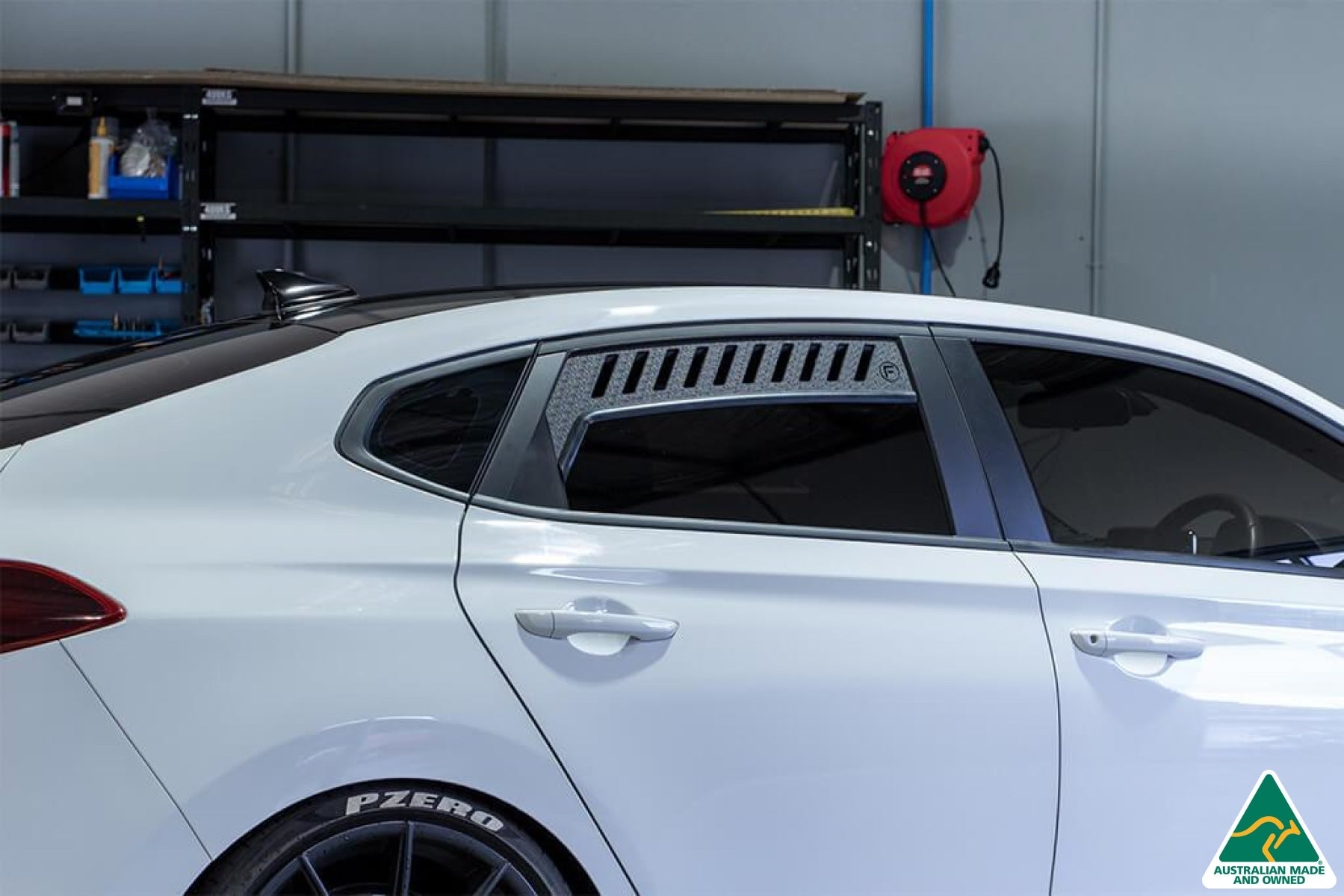 FLOW Designs Window Vents for Hyundai i30N Fastback