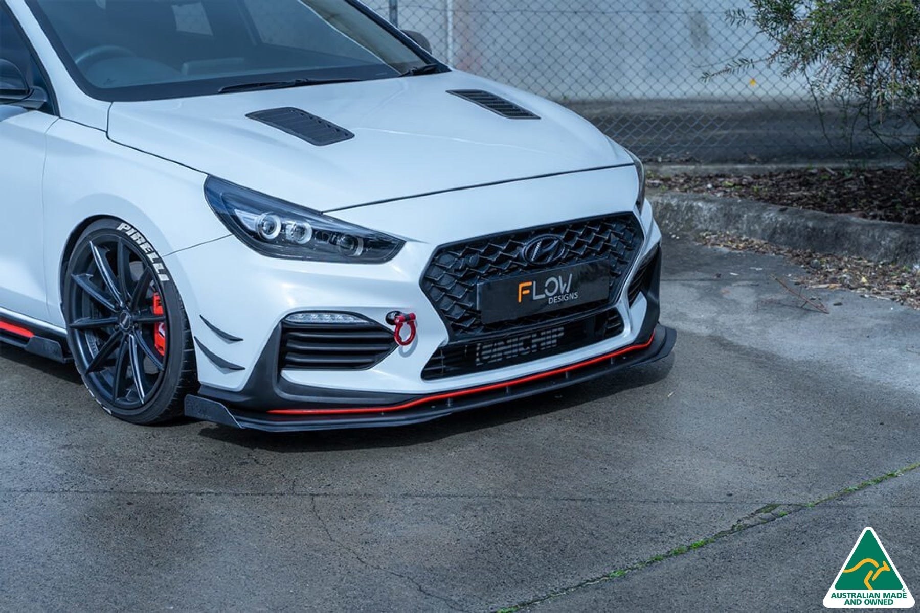 FLOW Designs Window Vents for Hyundai i30N Fastback