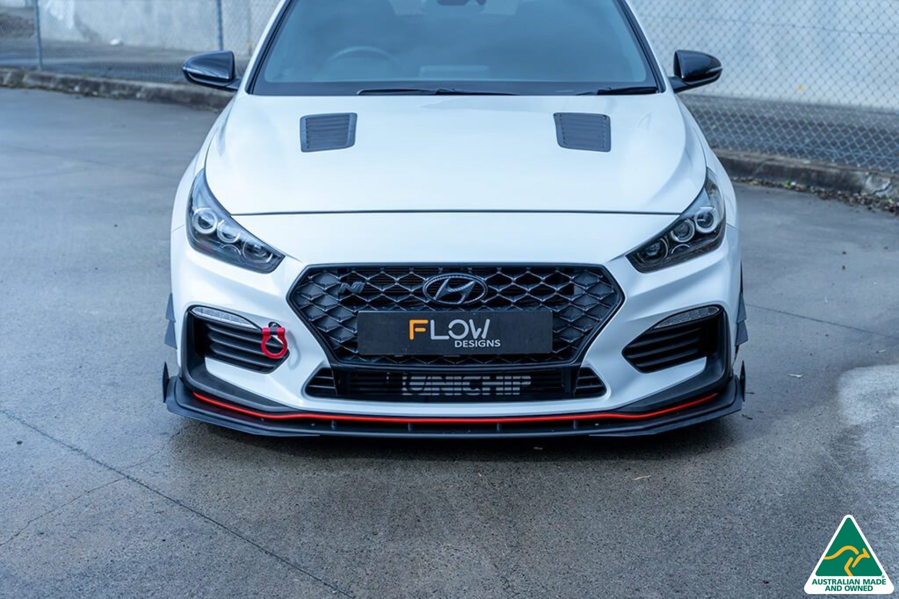 FLOW Designs Window Vents for Hyundai i30N Fastback