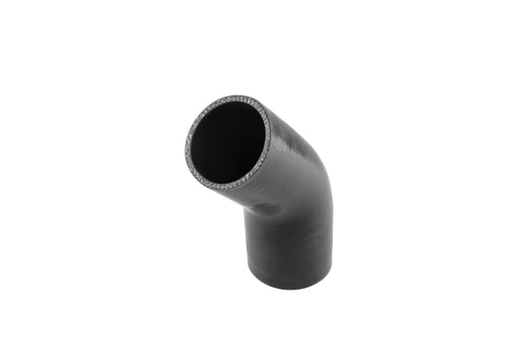 Turbosmart  Silicon 45 Degree Reducer - Elbow 2.25"-2.50" (Black)