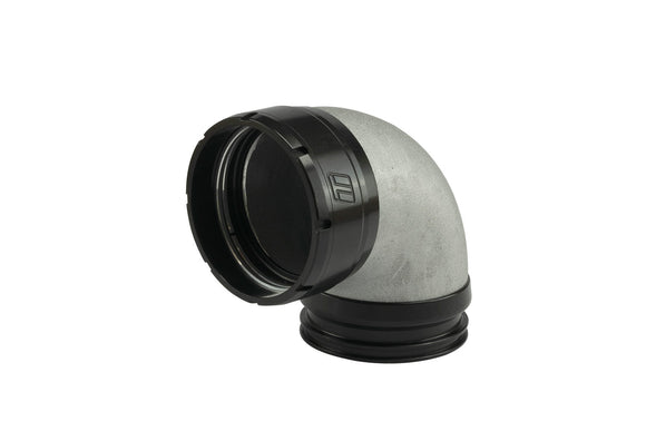 Turbosmart  LockSleeve Turbo Adapter Compressor Outlet 2.50" to 90 Elbow Vibrant 2.50"