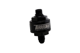 Turbosmart  Billet Turbo Oil Feed Filter 44um -4AN to -4AN ORB - Black