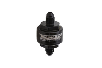 Turbosmart  Billet Turbo Oil Feed Filter 44um -3AN - Black