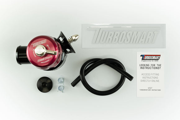 Turbosmart  Smart Port Dual Port Mitsubishi EVO IV to X - Red/Black