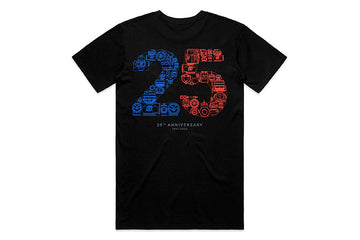 Turbosmart  Turbosmart 25th Anniversary (Limited Edition) Black T-Shirt - XL