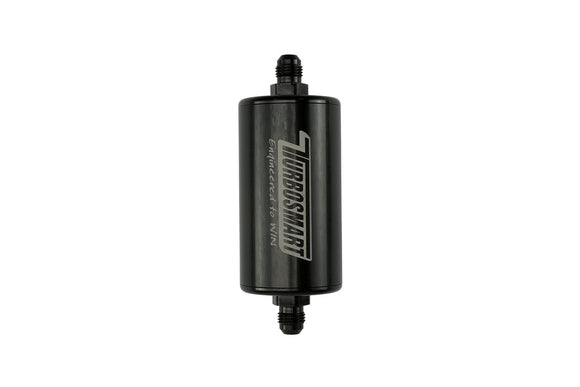 Turbosmart  Inline Fuel Filter 10um 6AN Black