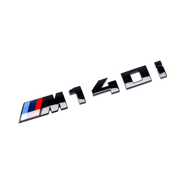 Emblex Gloss Black M140i Badge Trunk Emblem for BMW 1-Series M140i F20 - MODE Auto Concepts