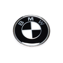 Emblex BMW Style Stealth Black / White Trunk Badge Emblem 74mm for BMW 1 2 3 4 5 6 7 8-Series 1M M2 M3 M4 M5 M6 M8 - MODE Auto Concepts