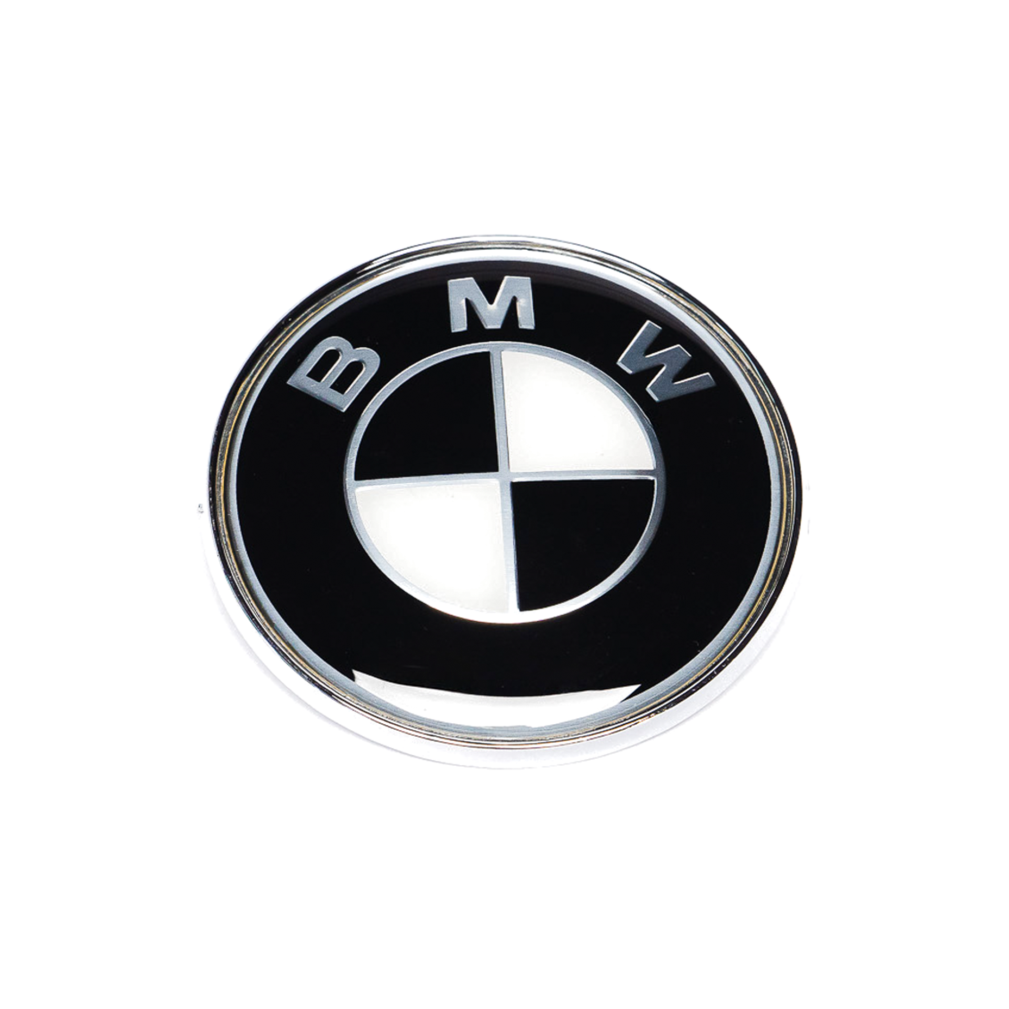 Exon BMW Style Stealth Black / White Trunk Insignia Emblema para BMW 1 2 3 4 5 6 7 8-Series 1M M2 M3 M4 M5 M6 M8