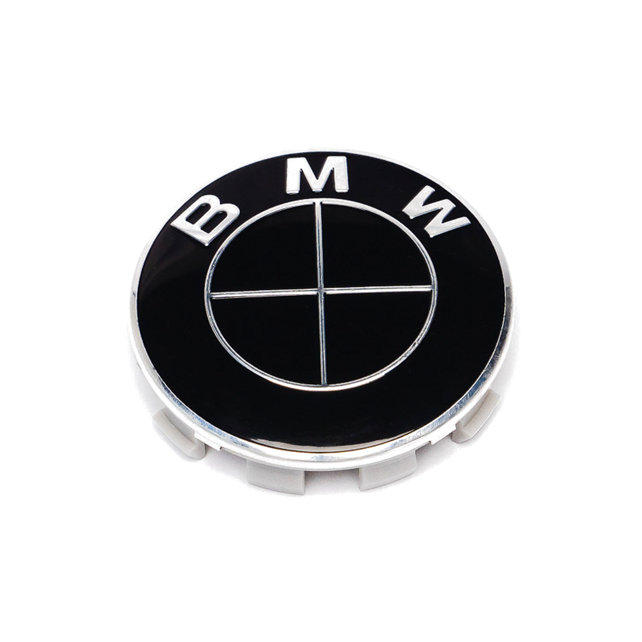 Capuchon central de roue Exon BMW Style furtif noir/noir pour BMW 1 2 3 4 5 6 7 8-Series 1M M2 M3 M4 M5 M6 M8